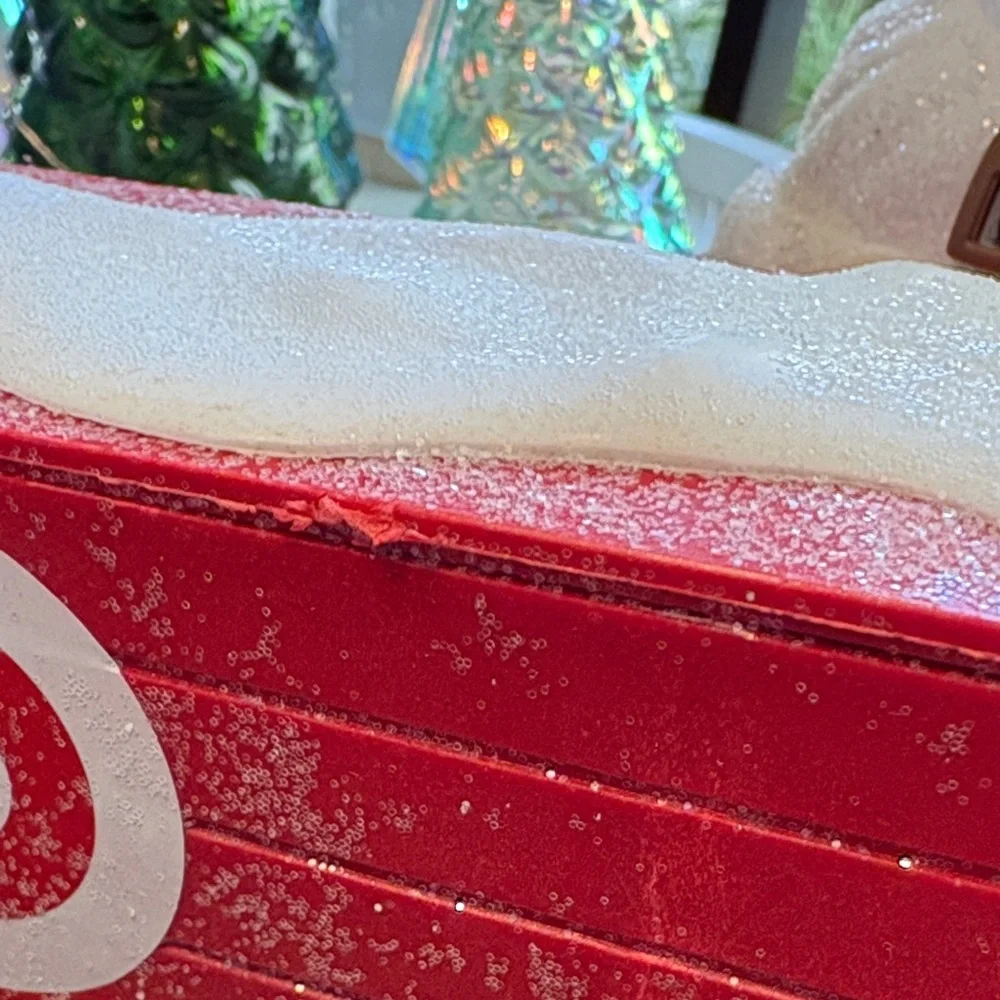 Festive Target Holiday Village Set with Red Target Store